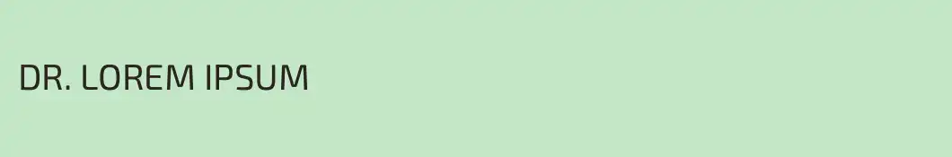 DR. LOREM IPSUM 